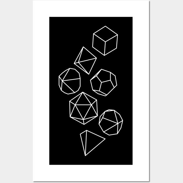 Dice Set Wall Art by Vicener